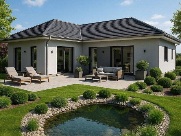 Bungalow zum Kauf 814.968 € 4 Zimmer 159,3 m² 700 m² Grundstück Algertshausen Aichach 86551