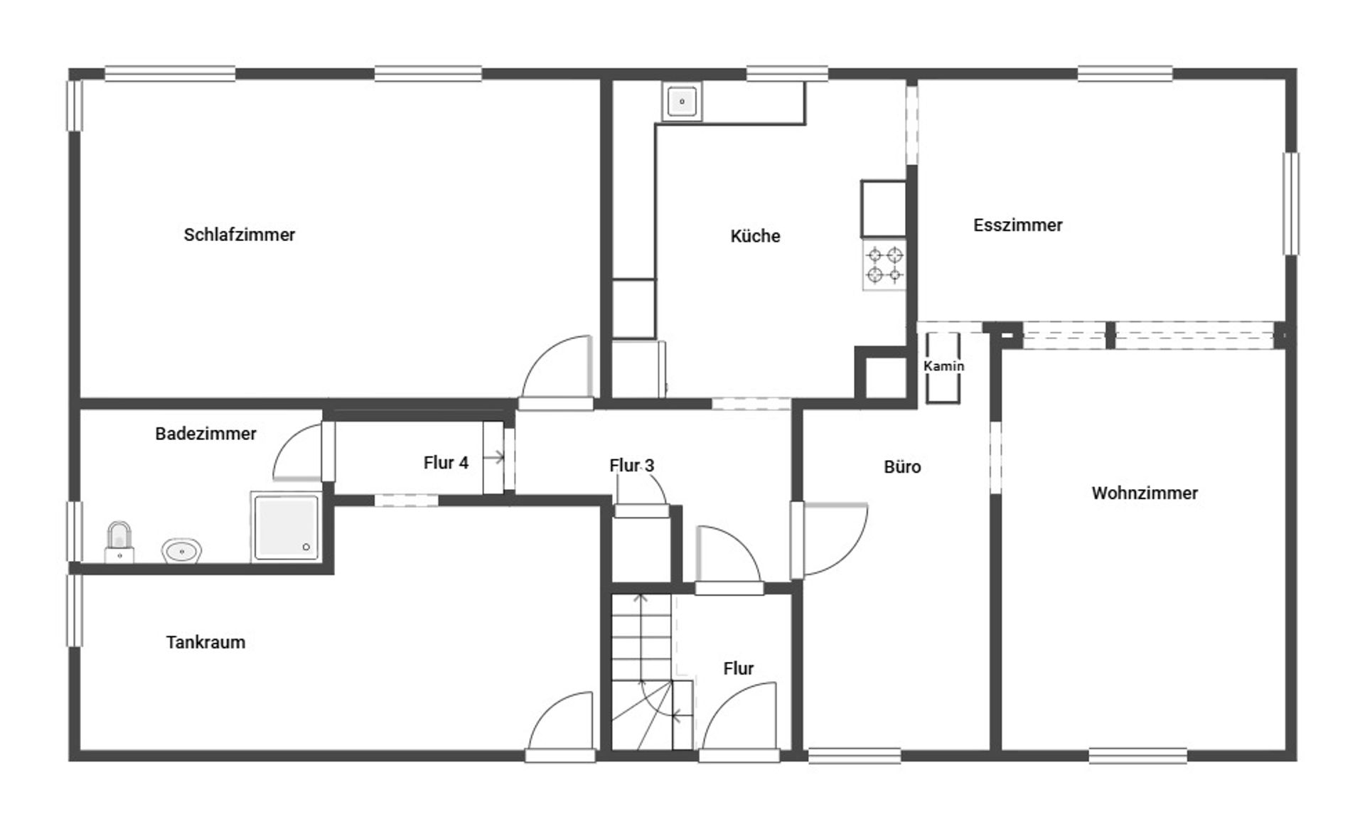 Immobilie zum Kauf als Kapitalanlage geeignet 250.000 € 7 Zimmer 189 m²<br/>Fläche 266 m²<br/>Grundstück Rheinbischofsheim Rheinau 77866