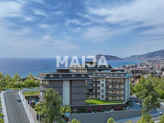 Wohnung zum Kauf 245.000 € 3 Zimmer 90 m² 2. Geschoss Luxury 2+1 Sea View Residence 500m to Beach in Ala Alanya