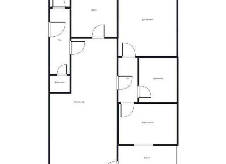 Wohnung zur Miete 623 € 3 Zimmer 75,7 m² 1. Geschoss frei ab 08.03.2026 Lärchenweg 11 Hattingen 45525