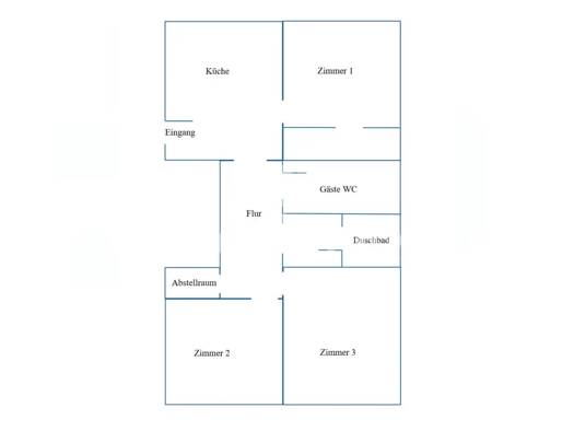 Wohnung zur Miete Tauschwohnung 1.230 € 3 Zimmer 91 m² EG Weiden Köln 50859