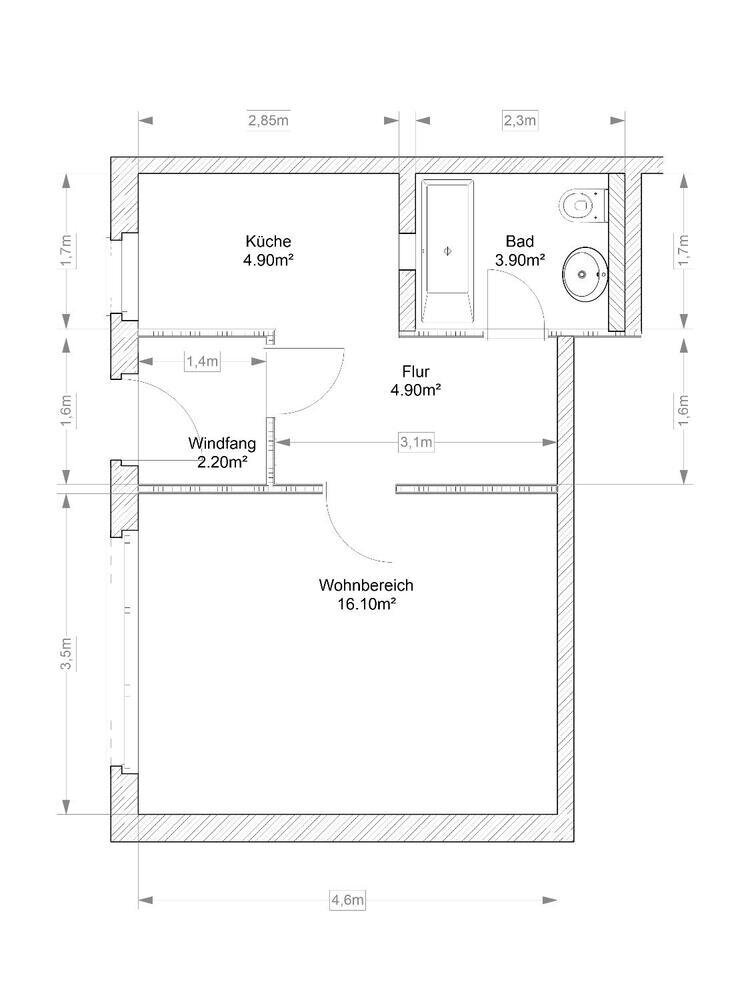 Wohnung zur Miete Wohnen auf Zeit 990 € 1 Zimmer 33 m²<br/>Wohnfläche 01.04.2025<br/>Verfügbarkeit Oberrad Frankfurt 60599