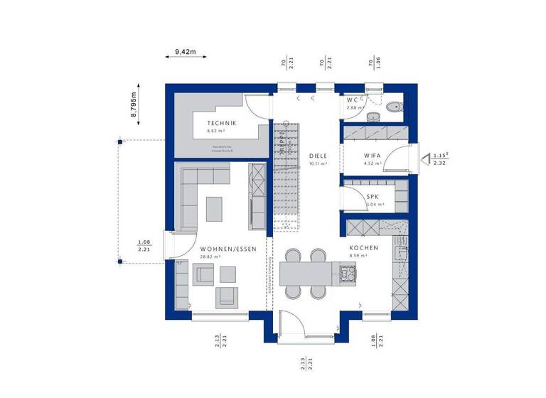 Einfamilienhaus zum Kauf provisionsfrei 462.000 € 5 Zimmer 135 m² 474 m² Grundstück Mühlingen 78357