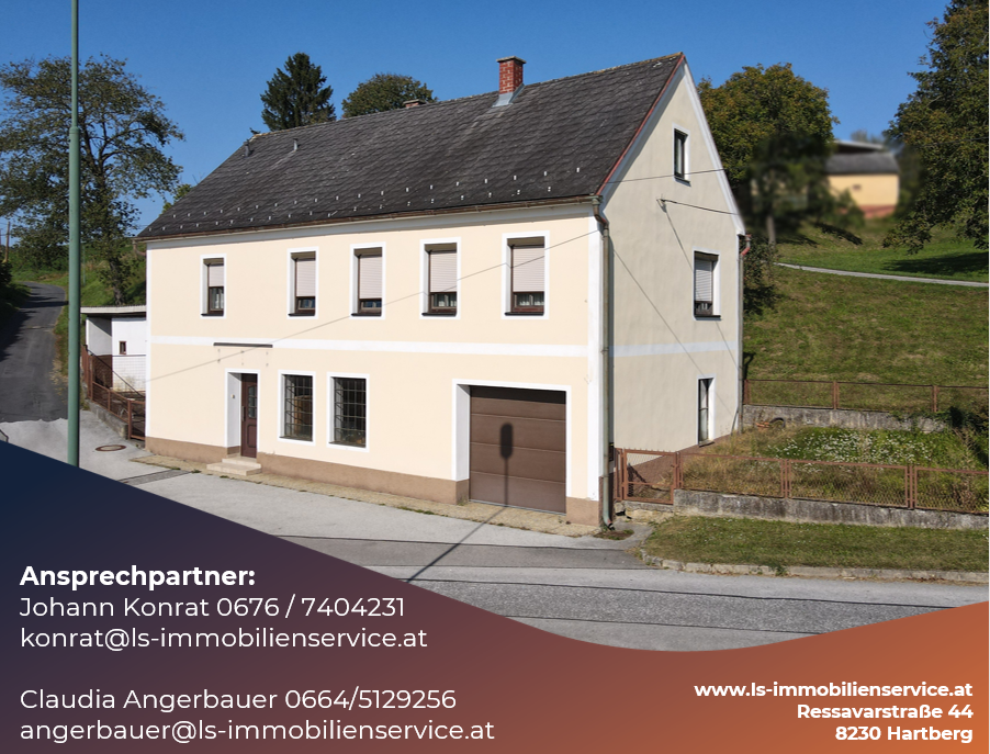 Einfamilienhaus zum Kauf 169.000 € 3 Zimmer 100 m²<br/>Wohnfläche 191 m²<br/>Grundstück Mariasdorf 7433