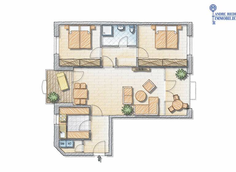 Wohnung zum Kauf 339.000 € 3 Zimmer 85,7 m² 2. Geschoss frei ab 01.06.2026 Harksheide Norderstedt 22850