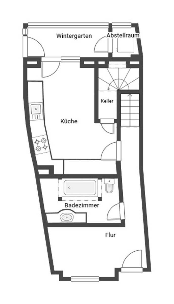 Immobilie zum Kauf als Kapitalanlage geeignet 225.000 € 4 Zimmer 92,3 m²<br/>Fläche 267,2 m²<br/>Grundstück Matthias 4 Trier 54294