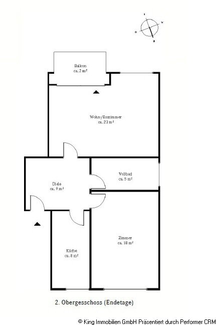 Wohnung zur Miete 790 € 2 Zimmer 65 m²<br/>Wohnfläche 2.<br/>Geschoss ab sofort<br/>Verfügbarkeit Rissen Hamburg 22559