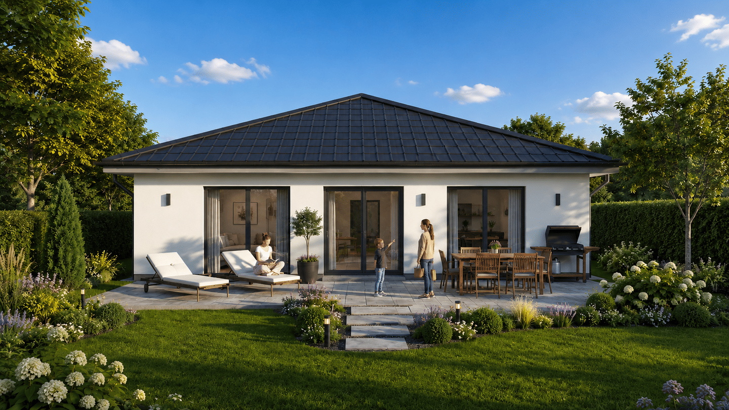 Bungalow zum Kauf - Erstbezug - Ansicht 2