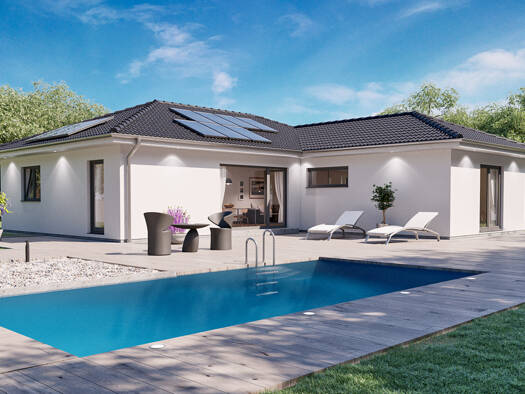 Einfamilienhaus zum Kauf 402.850 € 5 Zimmer 126,9 m² 825 m² Grundstück Thierbach Kitzscher / Thierbach 04567