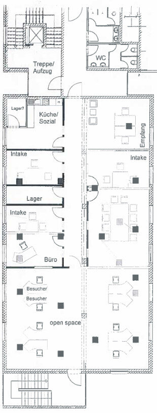 Bürofläche zur Miete 2.985 € 304 m²<br/>Bürofläche Füllengarten Saarbrücken / Burbach 66115