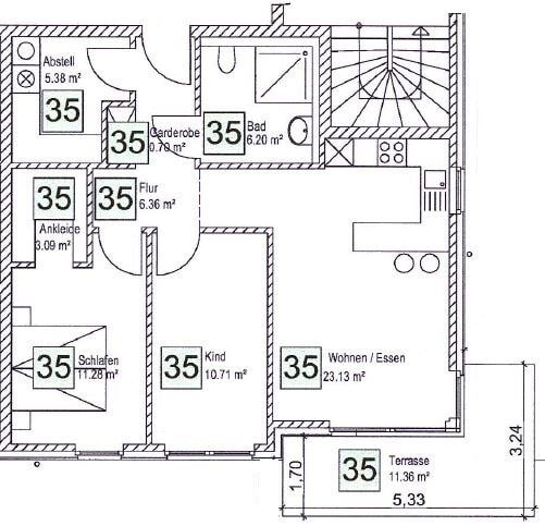 Wohnung zum Kauf provisionsfrei 367.900 € 3 Zimmer 73 m²<br/>Wohnfläche Bad Oldesloe 23843