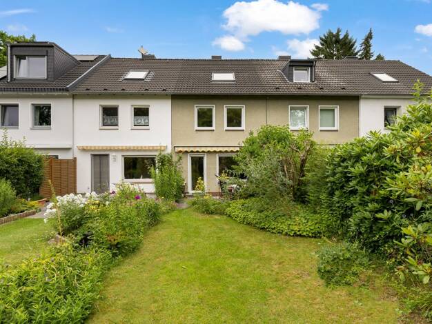 Reihenmittelhaus zum Kauf - Erstbezug 490.000 € 4 Zimmer 95 m² 175 m² Grundstück Volksdorf Hamburg 22359