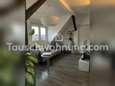 Wohnung zur Miete Tauschwohnung 650 € 2 Zimmer 45 m² Dachgeschoss, 4. Geschoss Handschuhshein - Ost Heidelberg 69121