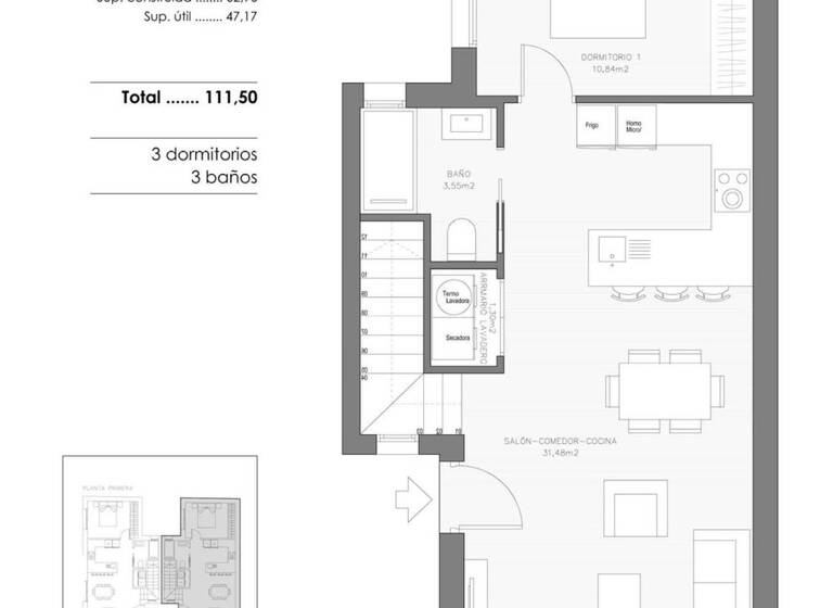 Sonstiges zum Kauf provisionsfrei 225.570 € 3 Zimmer 111 m² Benejuzar