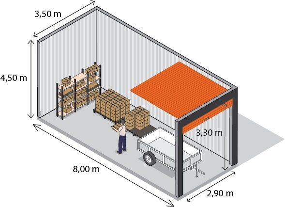 Garage zur Miete provisionsfrei 249 € Edmund-Lang-Straße 18-20 Babenhausen Babenhausen 64832