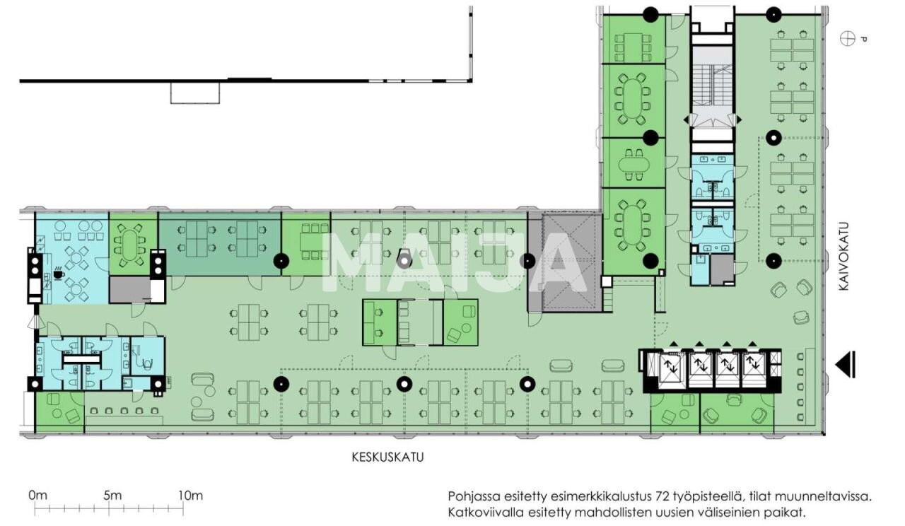 Bürofläche zur Miete Helsinki 00100