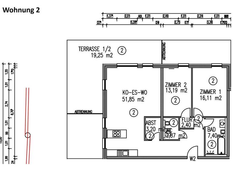 Wohnung zum Kauf - Erstbezug provisionsfrei 569.800 € 3 Zimmer 116,3 m² frei ab sofort Schweich 54338