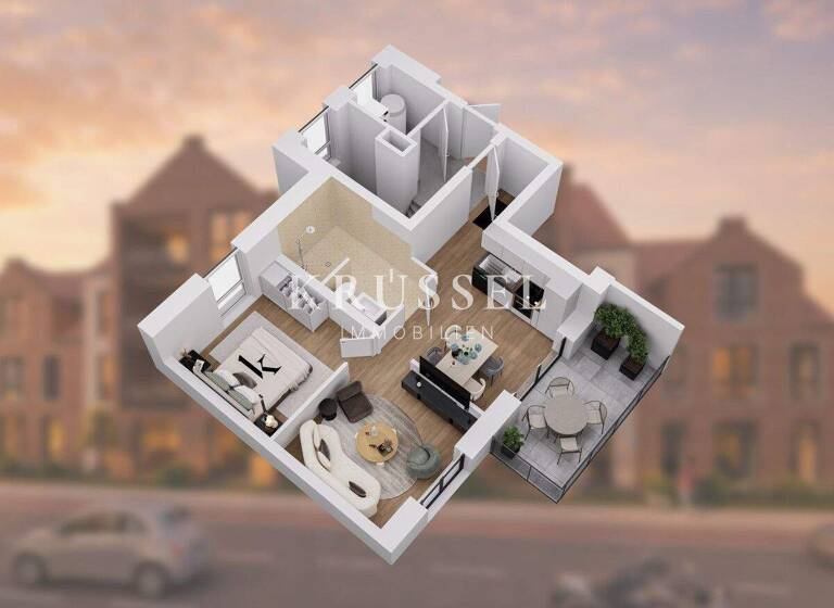 Wohnung zum Kauf - Erstbezug 220.721 € 2 Zimmer 48,5 m² 1. Geschoss Lingen 49809