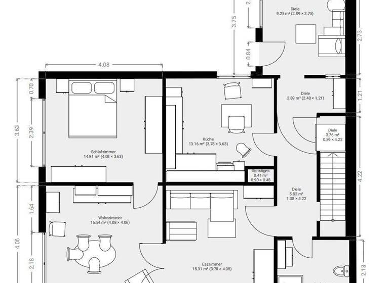 Doppelhaushälfte zum Kauf 75.000 € 5 Zimmer 121 m² 1.005 m² Grundstück Alikendorf Oschersleben (Bode) - Alikendorf 39387