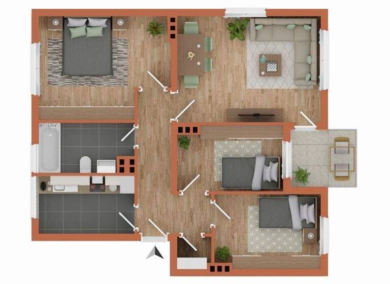Wohnung zum Kauf 130.000 € 4 Zimmer 72,1 m² Winsen Winsen (Luhe) 21423