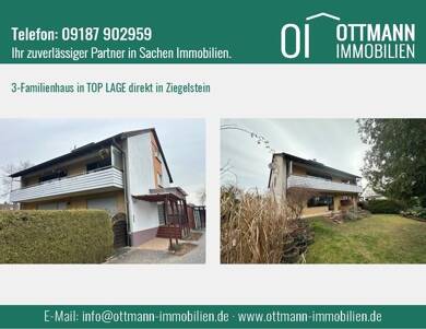 Mehrfamilienhaus zum Kauf 848.000 € 10 Zimmer 275 m² 787 m² Grundstück Ziegelstein Nürnberg 90411
