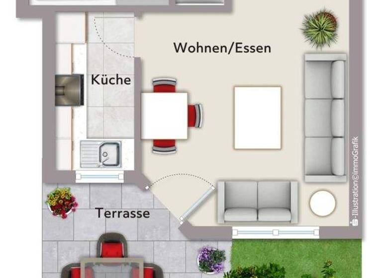 Wohnung zum Kauf 219.000 € 2 Zimmer 51 m² frei ab 01.03.2026 Ehningen 71139