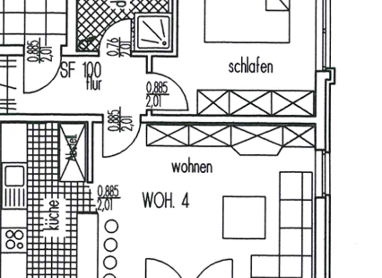 Wohnung zum Kauf 148.000 € 2 Zimmer 52 m² 1. Geschoss Engelsdorf Leipzig 04319