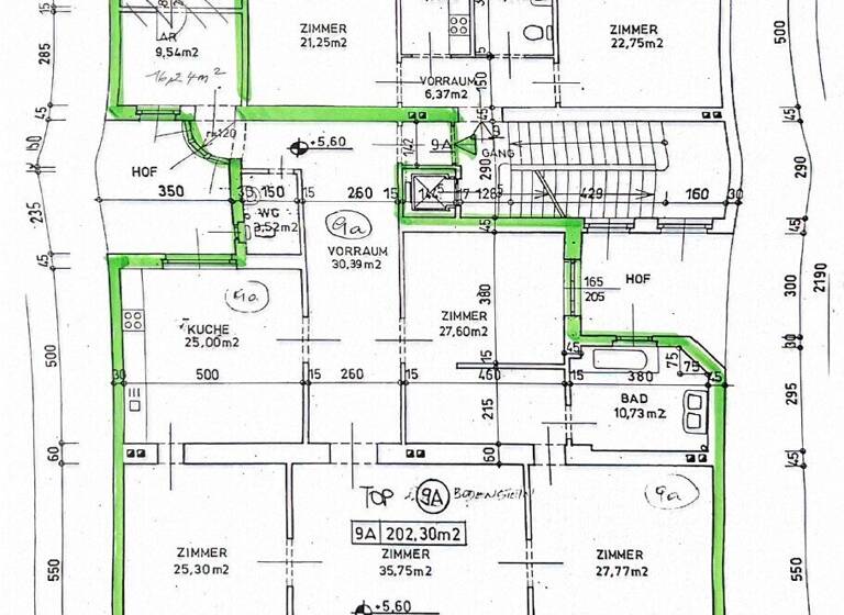 Wohnung zur Miete 3.227 € 5 Zimmer 203 m² frei ab 01.07.2026 Wien 1030