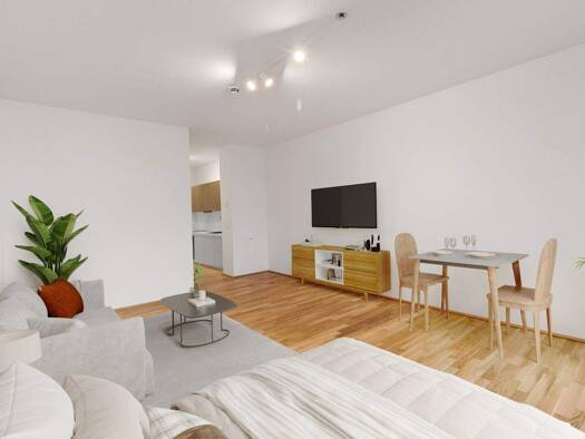Studio zur Miete - Erstbezug 1.001 € 1 Zimmer 33,9 m² 8. Geschoss frei ab sofort Dresdner Straße Wien 1200