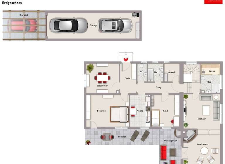 Bungalow zum Kauf 595.000 € 5 Zimmer 163 m² 897 m² Grundstück frei ab sofort Schwindegg 84419