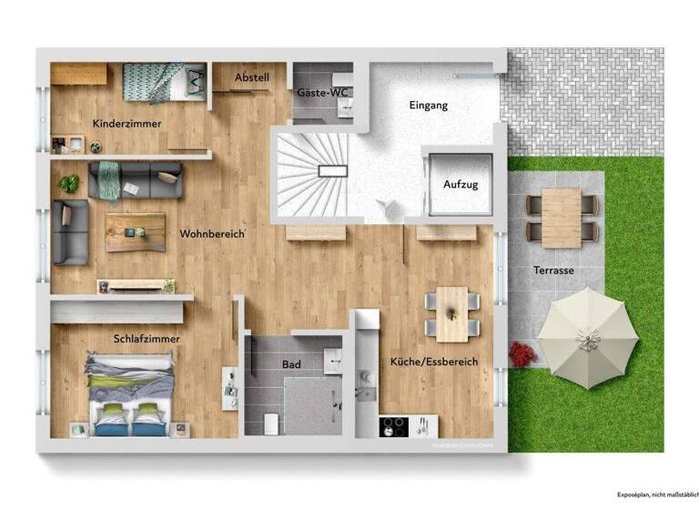 Wohnung zum Kauf 542.000 € 3 Zimmer 86 m² Bönnigheim 74357