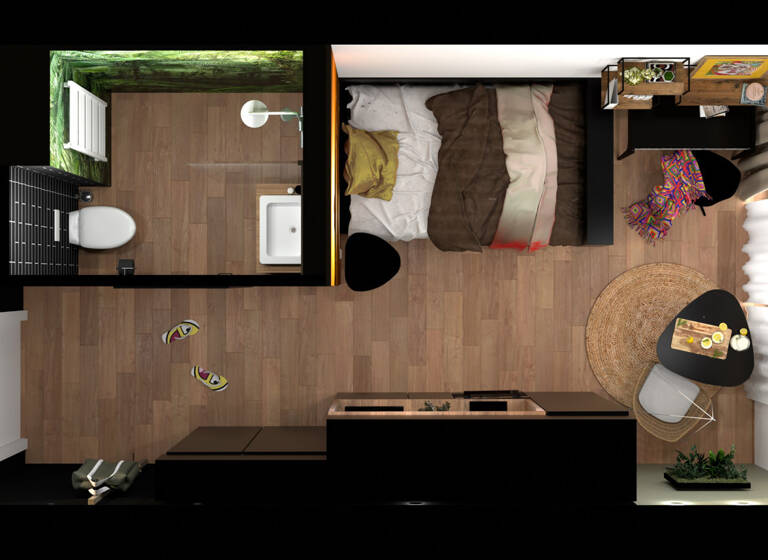 Studio zum Kauf - Erstbezug provisionsfrei 147.003 € 1 Zimmer 20,2 m² 3. Geschoss Südstadt Rostock / Südstadt 18059