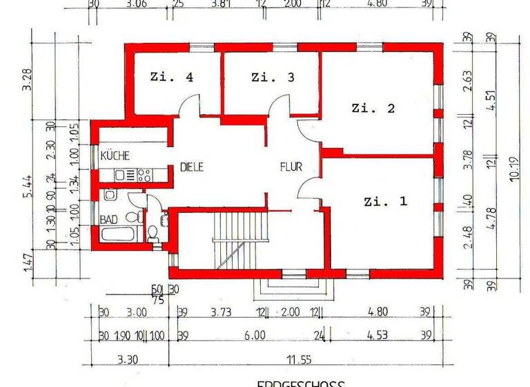 Studio zur Miete 220 € 1 Zimmer 10 m² 1. Geschoss frei ab 01.04.2026 Brenner Straße 14 Nordvorstadt Weimar 99423