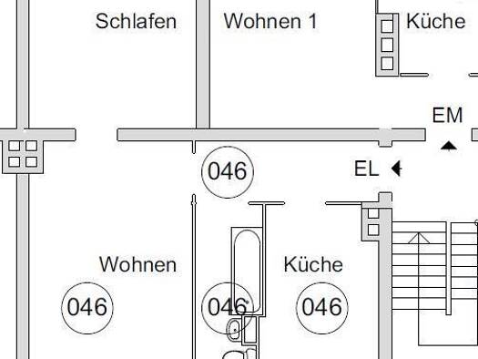 Wohnung zur Miete 650 € 2 Zimmer 44 m² frei ab 15.04.2026 Schillstraße 19 St. Gertrud Lübeck 23566