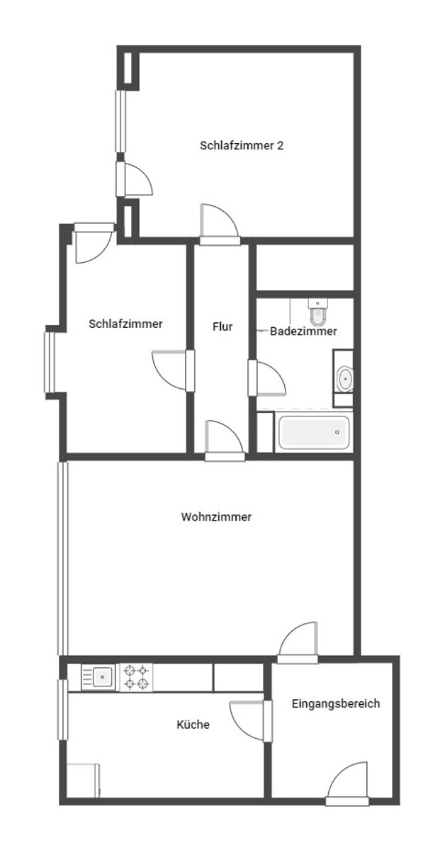 Immobilie zum Kauf als Kapitalanlage geeignet 110.000 € 3 Zimmer 80 m²<br/>Fläche Dickenberg / Eggenscheid Lüdenscheid 58513