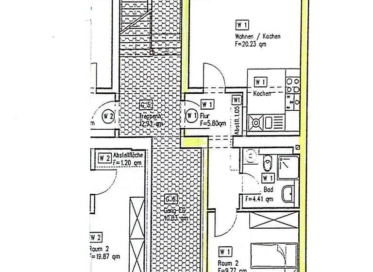 Wohnung zum Kauf 131.900 € 2 Zimmer 43,8 m² 5 Geschosse Schulze-Delitzsch-Straße Löbervorstadt Erfurt 99096
