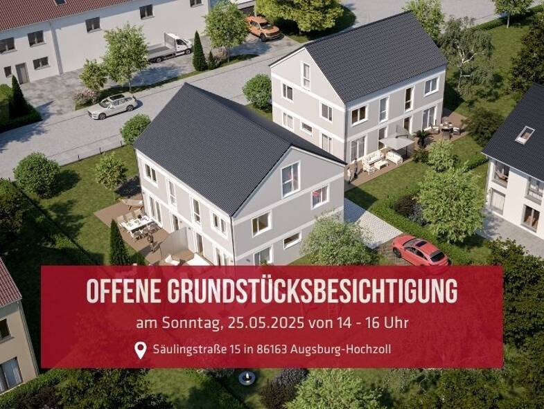 Doppelhaushälfte zum Kauf 584.638 € 5 Zimmer 140 m² 314 m² Grundstück Hochzoll Augsburg / Hochzoll 86163