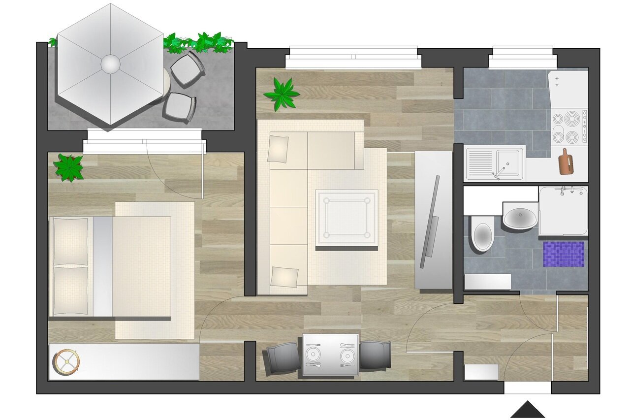 Wohnung zur Miete 284 € 2 Zimmer 45,8 m²<br/>Wohnfläche 6.<br/>Geschoss 01.03.2025<br/>Verfügbarkeit C.-v.-Ossietzky-Str. 206 Gablenz 245 Chemnitz 09127