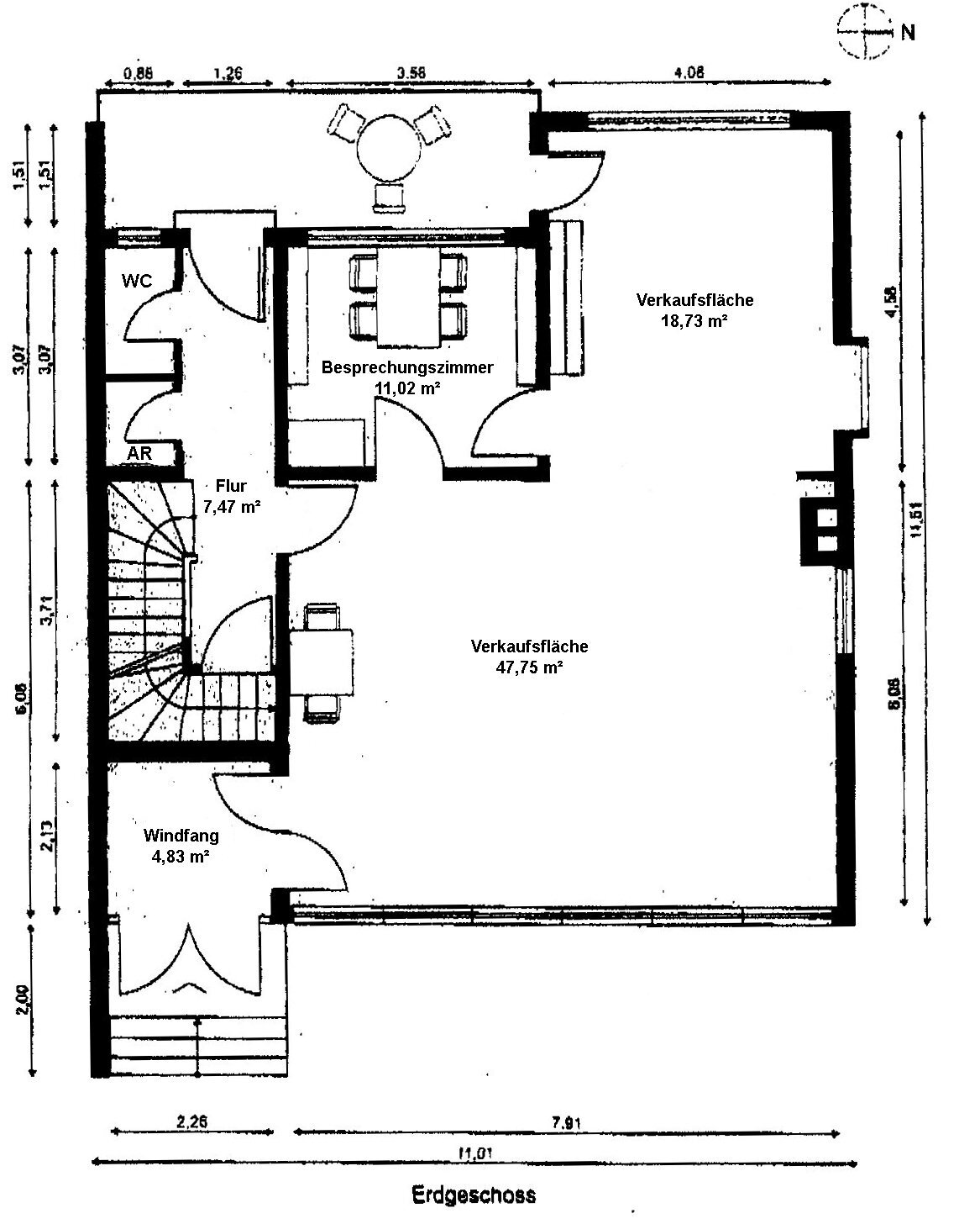 Büro-/Praxisfläche zum Kauf provisionsfrei 149.000 € 85 m²<br/>Bürofläche Bindlach Bindlach 95463