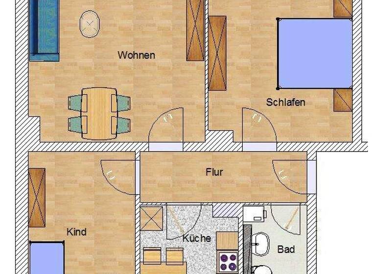 Wohnung zur Miete 478 € 3 Zimmer 65,9 m² frei ab 01.05.2026 Wunstorfer Str. 37 B Seelze 30926