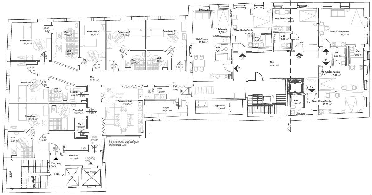 Bürofläche zur Miete provisionsfrei 590 m²<br/>Bürofläche ab 229 m²<br/>Teilbarkeit Reichenstraße 18 Innenstadt Bautzen 02625