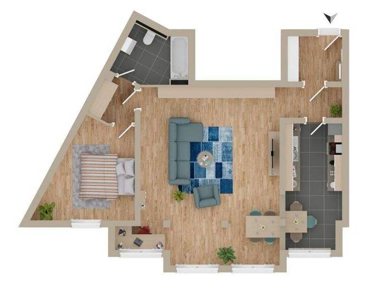Wohnung zum Kauf 219.000 € 2 Zimmer 81 m² Winsen Winsen (Luhe) 21423