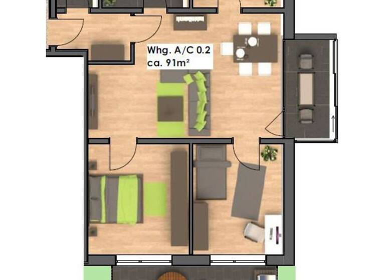 Wohnung zum Kauf 485.900 € 3 Zimmer 91,1 m² EG Hauptstraße 24 Klein-Winternheim 55270