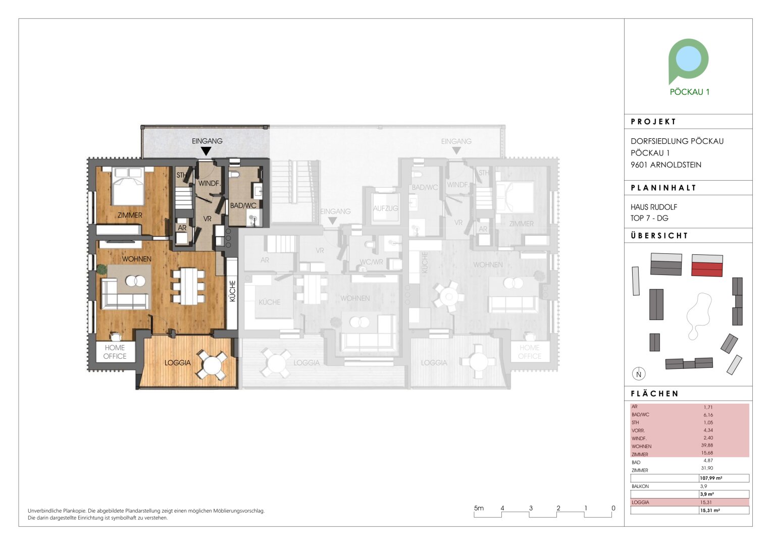 Maisonette zum Kauf 399.800 € 3 Zimmer 103 m²<br/>Wohnfläche Arnoldstein 9601