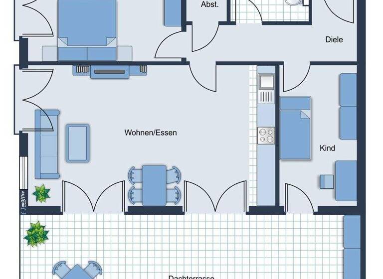 Penthouse zur Miete 1.299 € 3 Zimmer 82,9 m² frei ab 01.04.2026 Schwabmünchen 86830