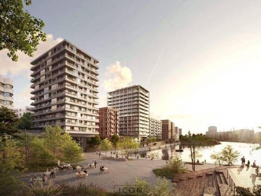 Wohnung zum Kauf - Neubau provisionsfrei 1.149.000 € 2 Zimmer 82 m² 7. Geschoss HafenCity Hamburg 20457
