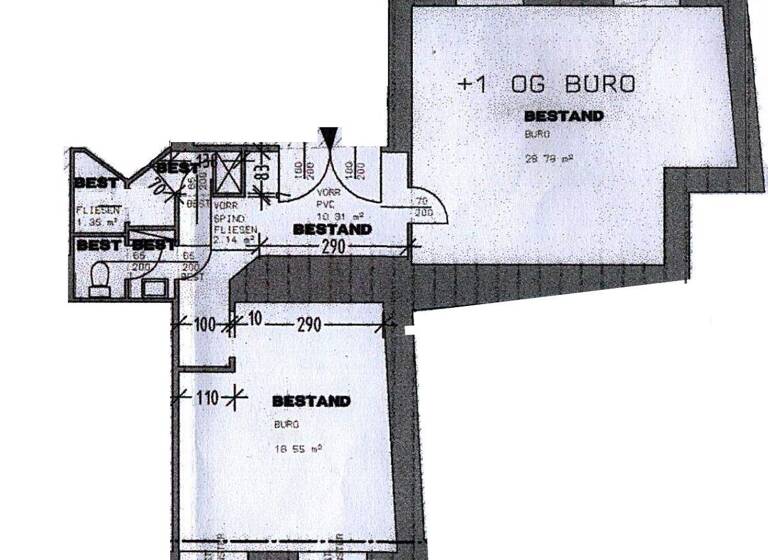 Bürokomplex zur Miete 16,21 € 2 Zimmer 63,6 m² Bürofläche Fischerstiege 10 Wien 1010