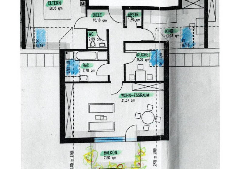 Wohnung zum Kauf 256.000 € 3 Zimmer 87,7 m²<br/>Wohnfläche Dachgeschoss<br/>Geschoss Wehr Wehr 79664