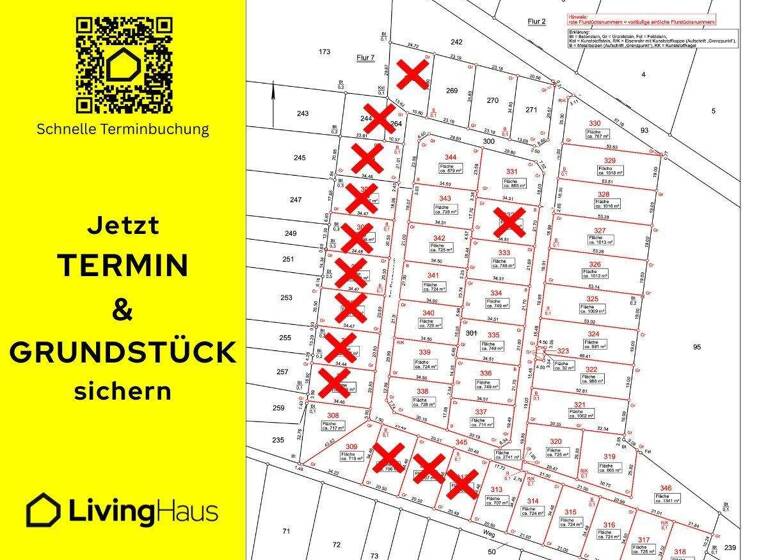 Grundstück zum Kauf provisionsfrei 162.397 € 707,7 m² Grundstück Wildenbruch Michendorf 14552