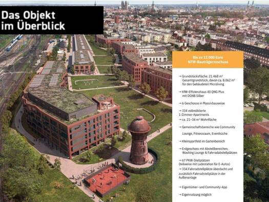 Sonstiges zum Kauf - Erstbezug provisionsfrei als Kapitalanlage geeignet 163.295 € 25,6 m² 8.062 m² Grundstück St. Lorenz Süd Lübeck 23558